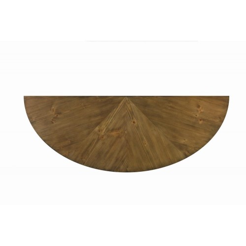 Landmark Dining 54" Round Table Top in Weathered Oak